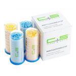 Аппликаторы Clean+Safe №3 Fine (желтый, голубой) 100 шт.